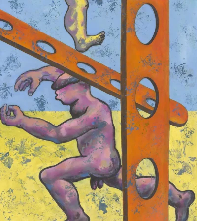 Print de Aluminio de "Print de "Albañiles en construcción""