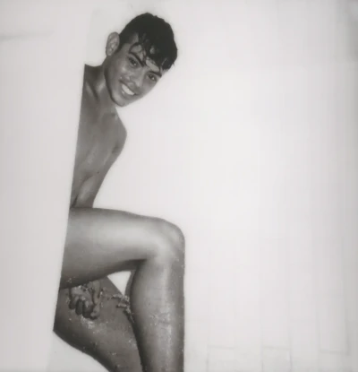 Juan Pablo in the bath