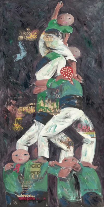 Print de aluminio de "Pit i amunt!"