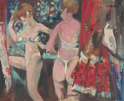 Print de aluminio de "En el camerino"