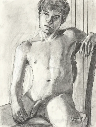 Steve, Arm over chair 1