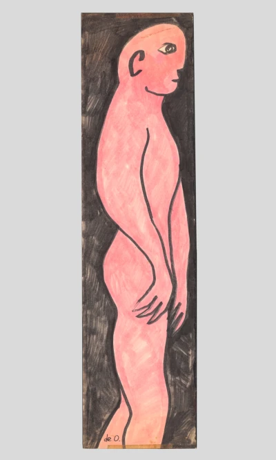 Perfil hombre desnudo