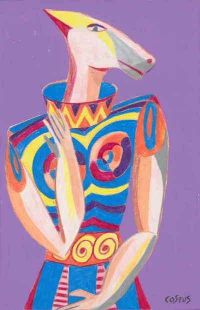 Print de Aluminio de "Print de "Personaje egipcio""