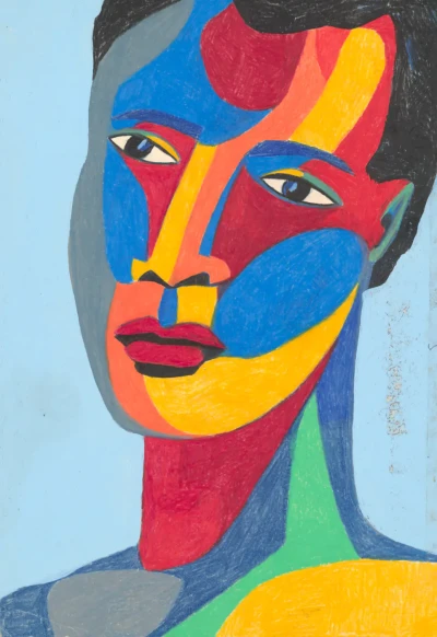 Retrato de colores