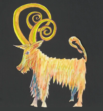 Print de Aluminio de "Print de "Dibujo cabrón recortado""