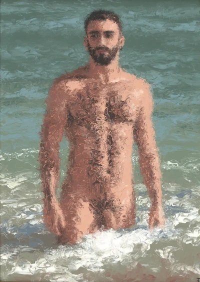 Pedro in the sea