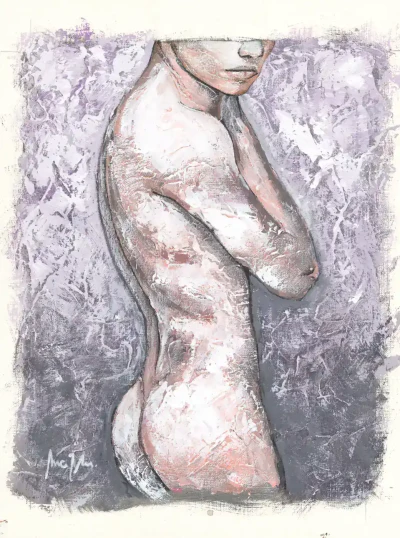 Confident dude study