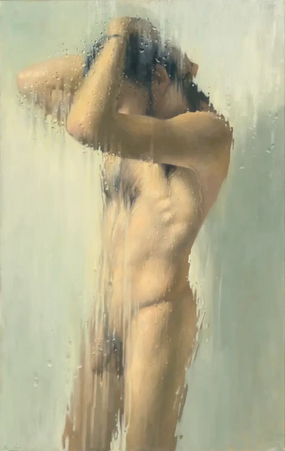 Print de aluminio de "Shower screen IV"