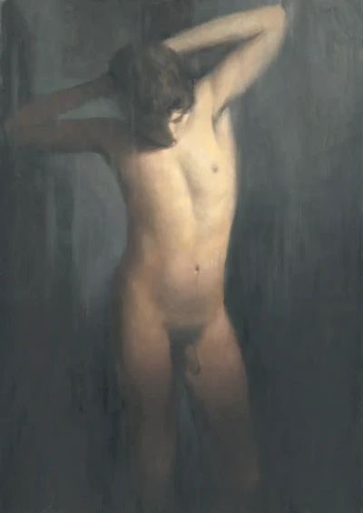 Print de aluminio de "Felix behind the screen I"