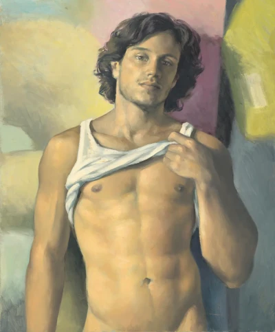 Paolo in white singlet