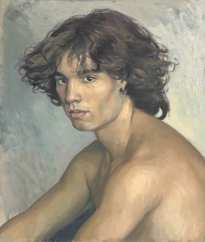 Sergi, three-quarter portrait