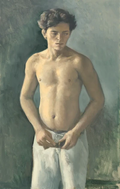 Felix with white pants