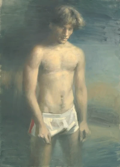 Study for Sergi in white shorts
