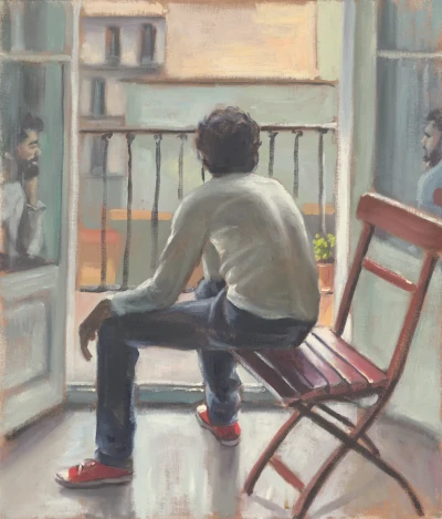 Study for rear balcony