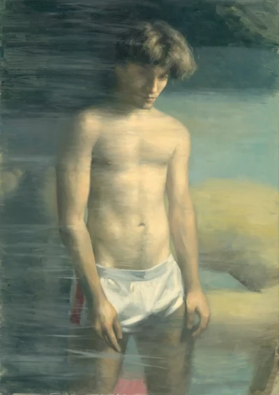 Sergi in white shorts