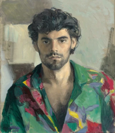 Bernardo in colourful shirt